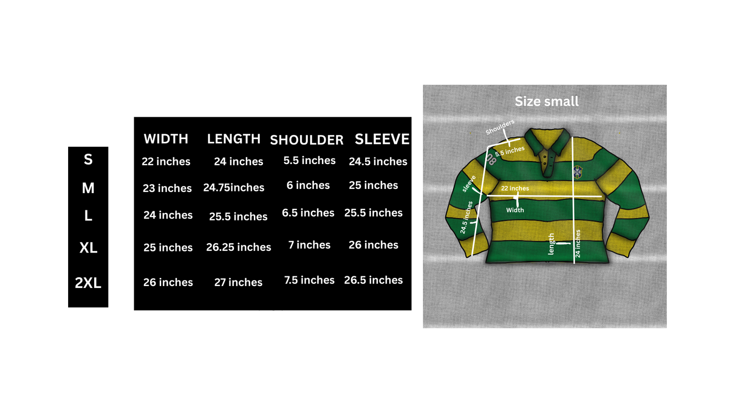 (Pre Order) Long Sleeve "Brazil" Polo